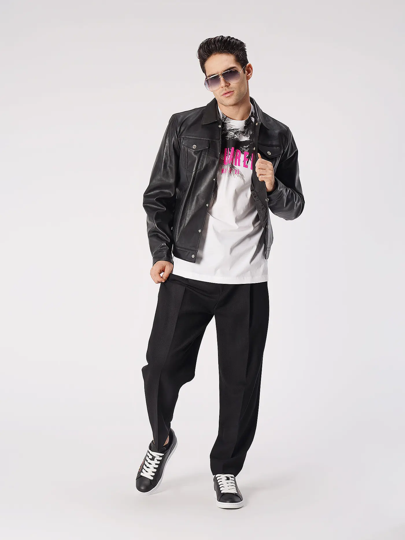 DSQUARED2 | Lederjacke DAN JEAN | 